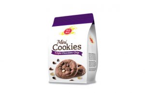Mini Triple Chocolate Chip Cookies